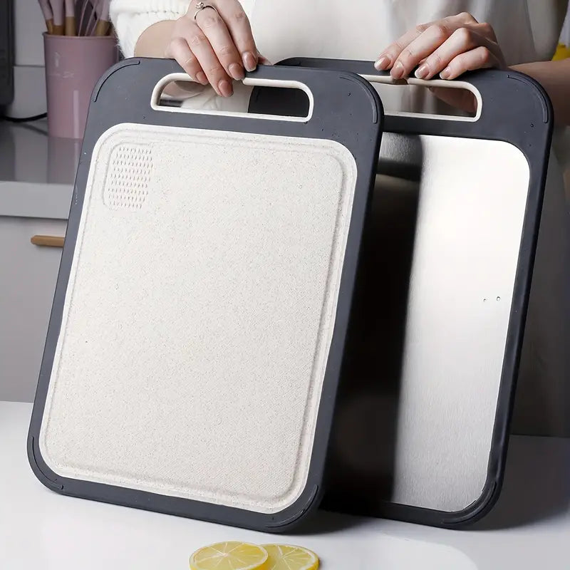 Double Sided Stainless Steel Cutting Board