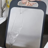 Double Sided Stainless Steel Cutting Board