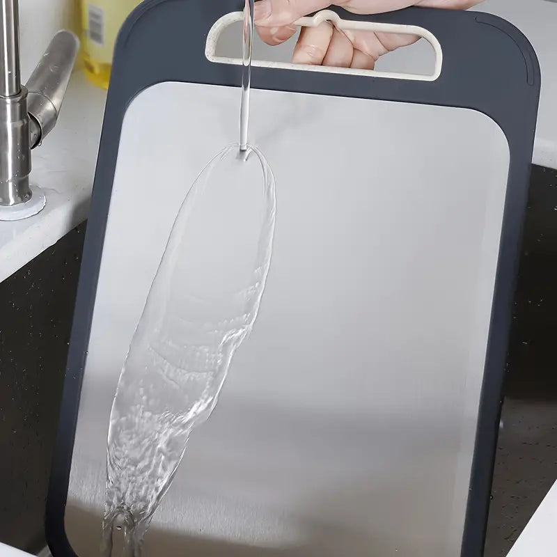 Double Sided Stainless Steel Cutting Board